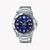 CASIO MTP-VD01D-2EVUDF - SPORTY ELEGANCE UNISEX TIMEPIECE WITH BLUE DIAL AND STAINLESS STEEL BAND
