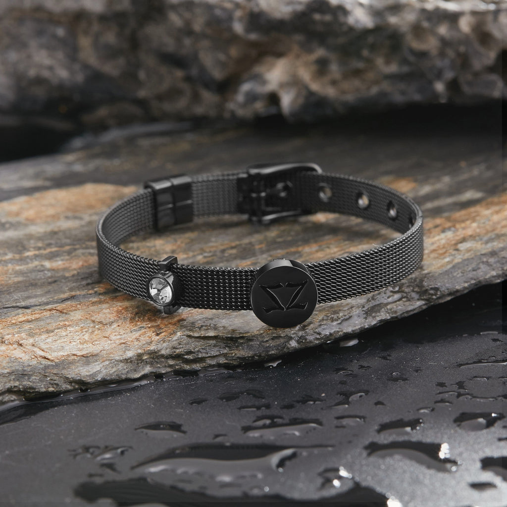 ZINK Women's Black Stainless Steel Bracelet | ZFBR001B3