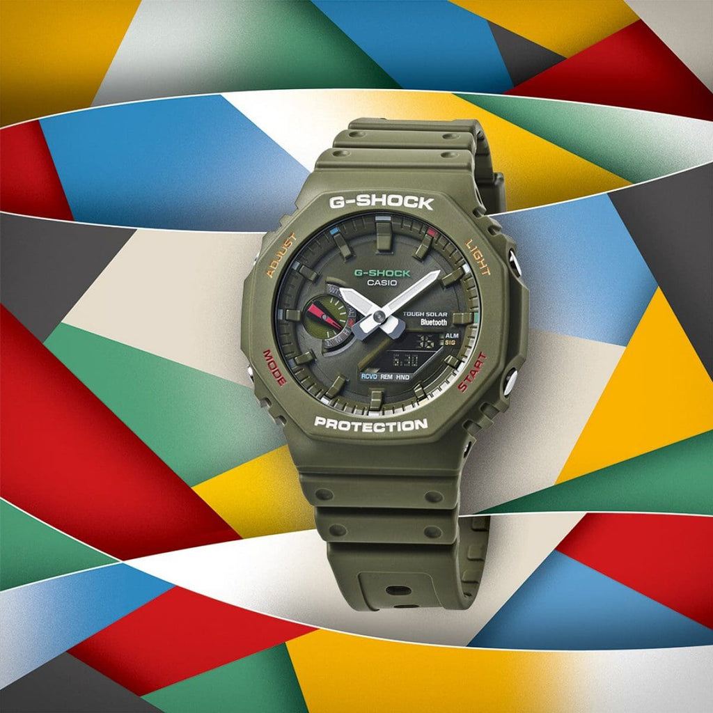 CASIO G-SHOCK GA-B2100FC-3ADR OLIVE ADVENTURER - TOUGH & STYLISH MEN'S WATCH