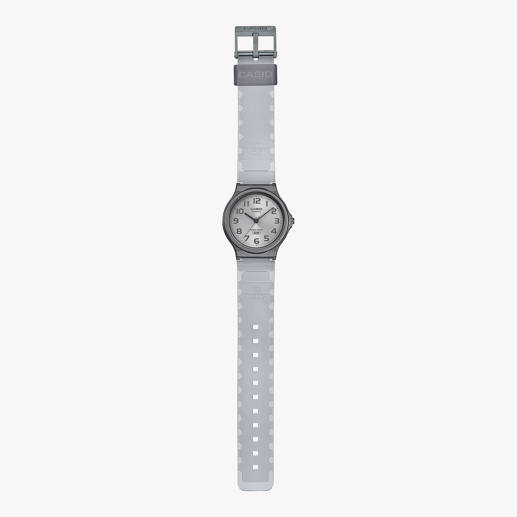 CASIO MQ-24S-8BDF TIMELESS ELEGANCE - ULTRA-LIGHTWEIGHT GRAY RESIN WOMEN'S WATCH