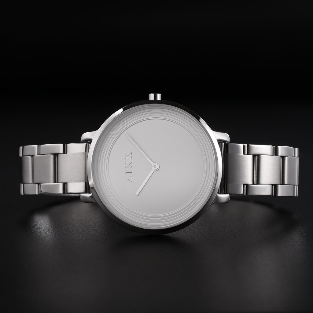 ZINK Women's Silver Stainless Steel Quartz Watch | ZK129L1SS-16