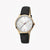 ESPRIT Women's Watch with Rose Gold Stainless Steel Case and Black Leather Band