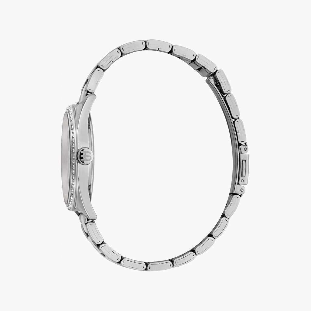 ESPRIT Women's Watch with Silver Stainless Steel Case and Silver Stainless Steel Band