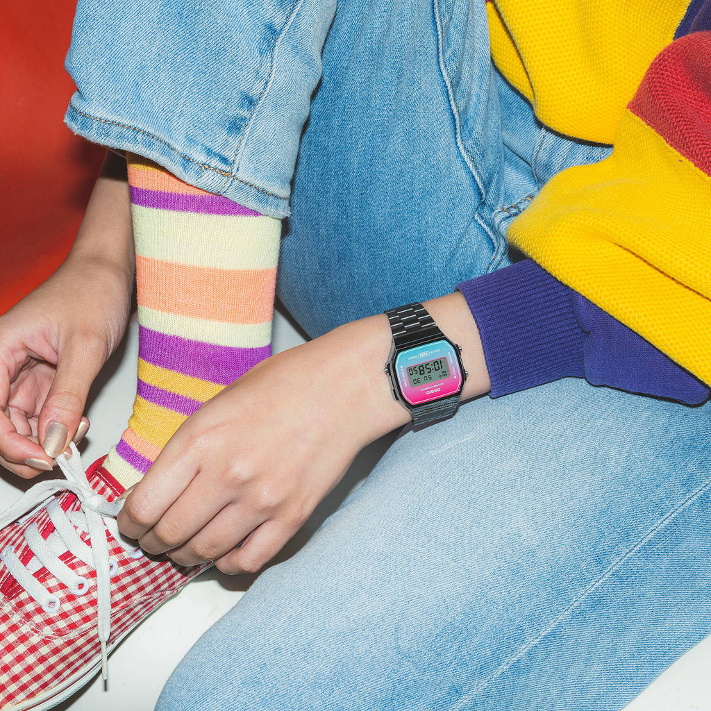 CASIO A168WERB-2ADF ADVENTURE TIME - STYLISH DIGITAL WATCH FOR THE MODERN EXPLORER