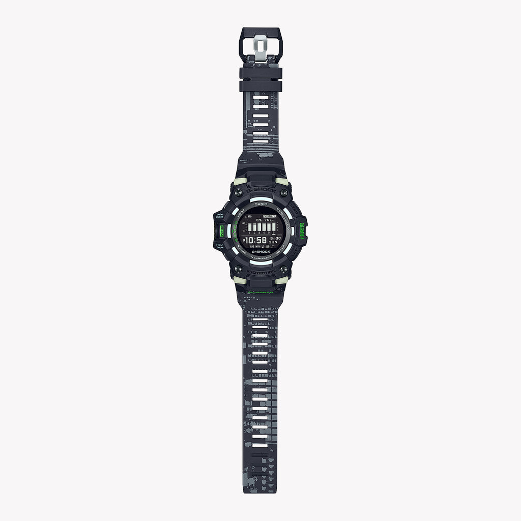 CASIO G-SHOCK GBD-100LM-1DR ADVENTURE READY - SPORTY BLACK DIGITAL MEN'S WATCH with advanced fitness tracking and 200m water resistance