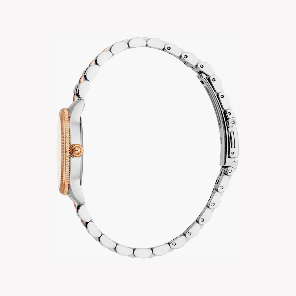 JUST CAVALLI JC1L315M0095 - STUNNING TWO-TONE ROSE GOLD & SILVER WOMEN'S WATCH