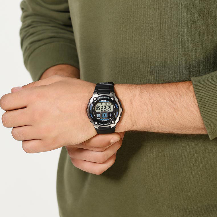 CASIO AE-2000W-1AVDF ADVENTURE-READY - SPORTY MEN'S WATCH WITH DIGITAL DISPLAY & WATER RESISTANCE