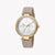 ESPRIT Women's Watch with Silver Stainless Steel Case and Beige Leather Band