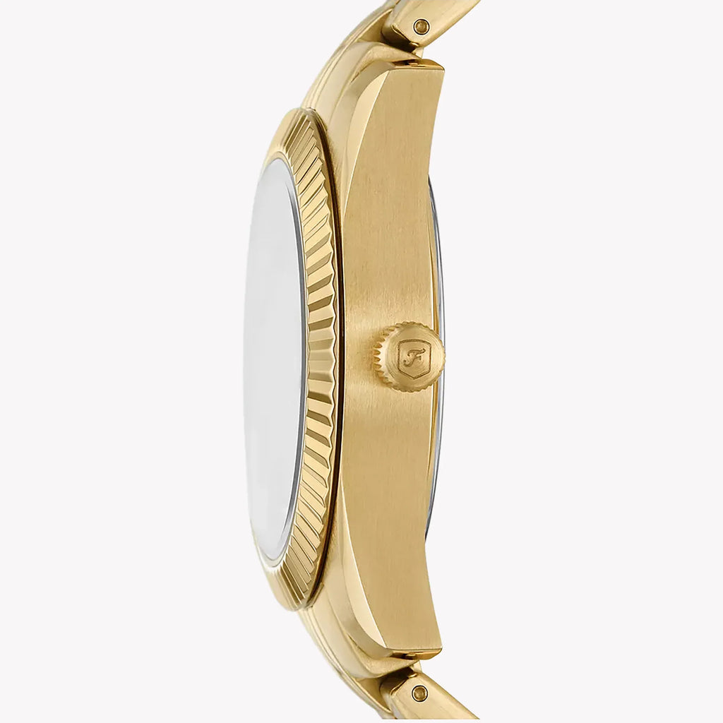 Scarlette Three-Hand Date Gold-Tone Stainless Steel Watch ES5338