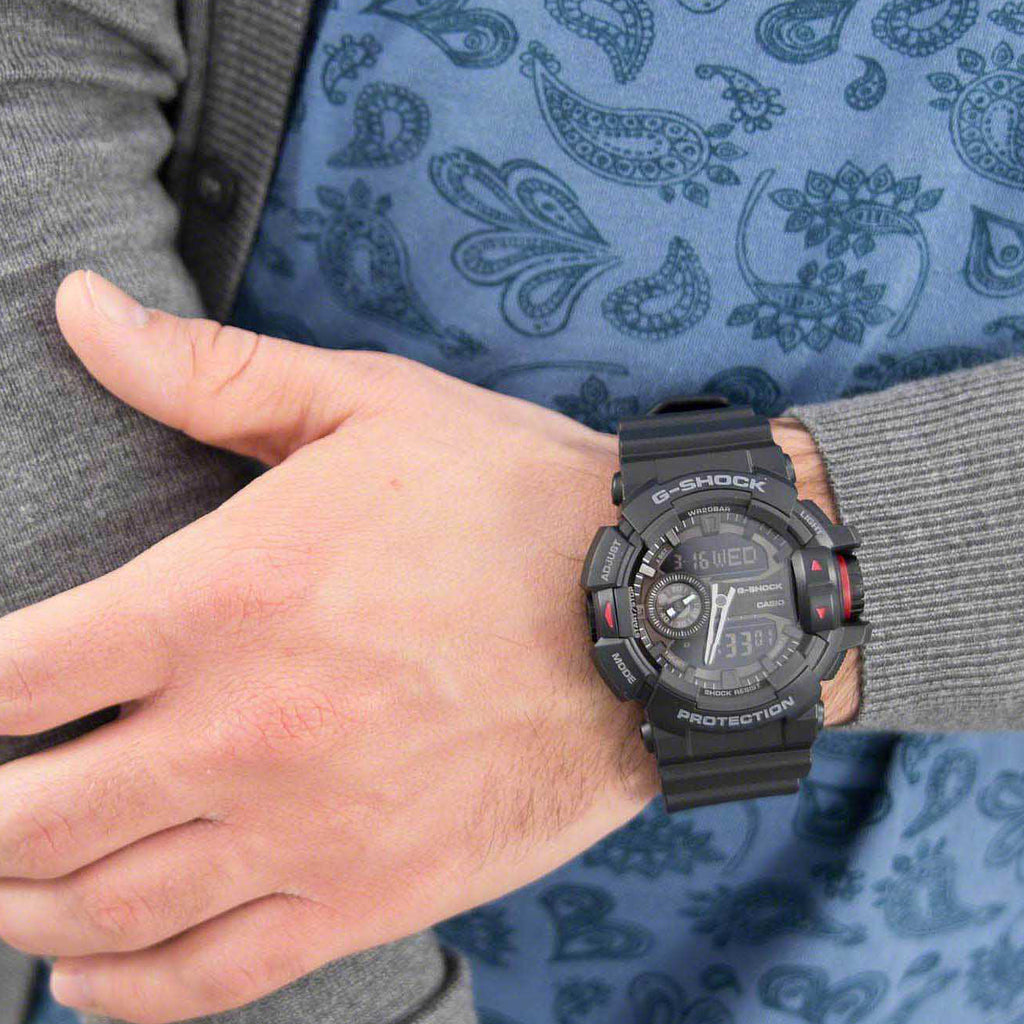 CASIO G-SHOCK GA-400-1BHDR BOLD ADVENTURER - MEN'S BLACK RESIN WATCH FOR EVERY JOURNEY