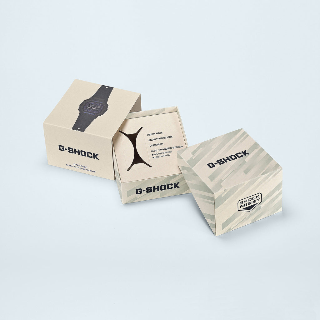 CASIO G-SHOCK DW-H5600-1A2DR - BOUNDARY PUSHER MEN'S WATCH WITH SMART FITNESS TRACKING