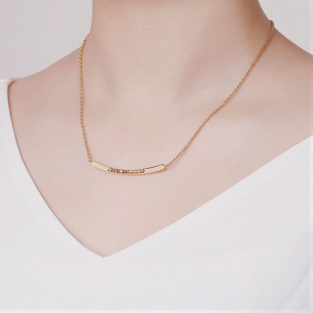 ZINK Women's Gold Stainless Steel Necklace | ZFNL001GS