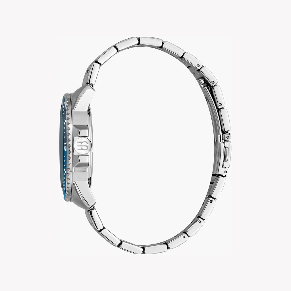 ESPRIT MEN'S TIMEPIECE - STYLISH SILVER & BLUE DIAL WATCH WITH STAINLESS STEEL BAND