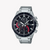 EDIFICE EFR-571DB-1A1VUDF - STYLISH STRENGTH: MEN'S SPORTY TIMEPIECE WITH BLACK DIAL & STAINLESS STEEL BAND
