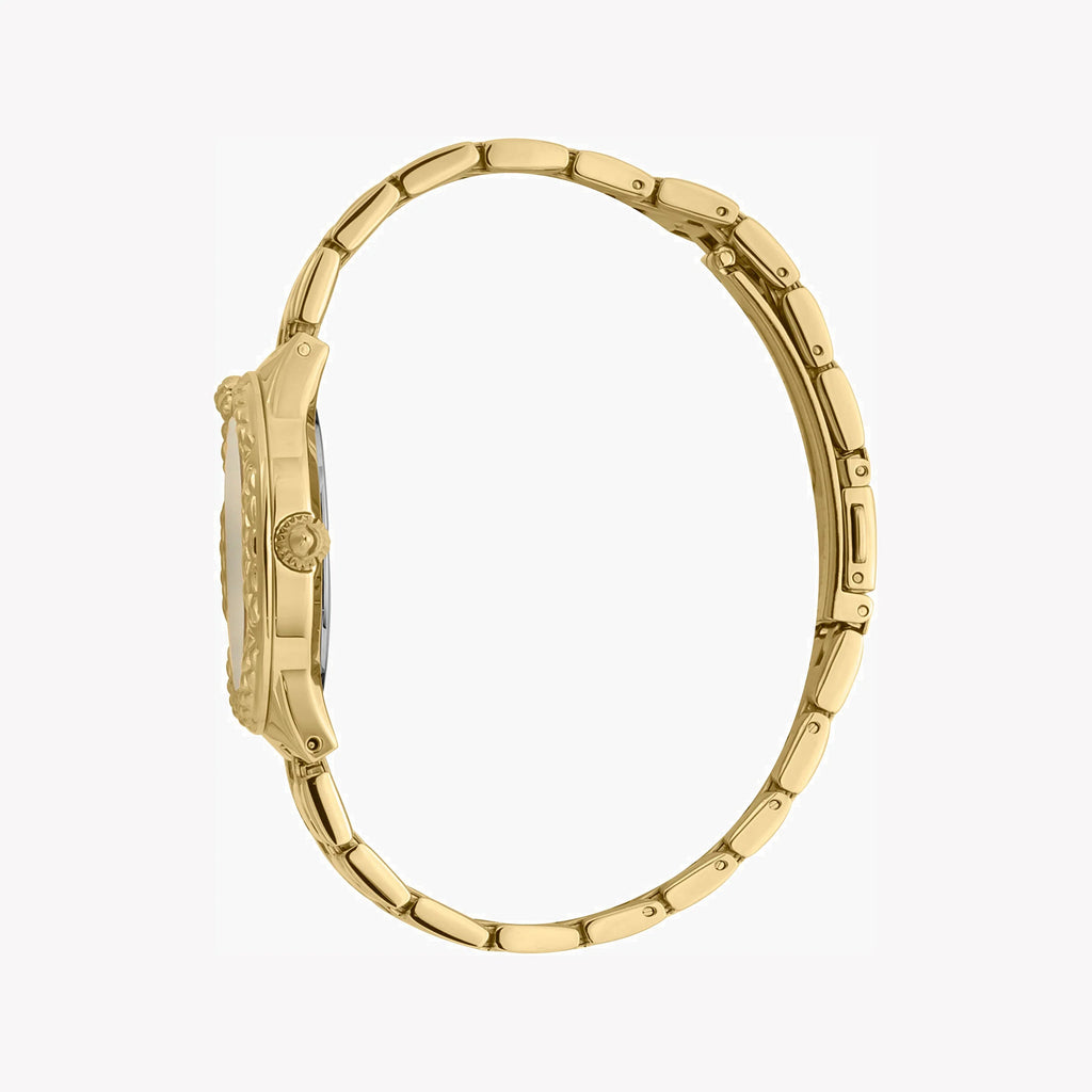 JUST CAVALLI Women's Watch with Gold Stainless Steel Case and Gold Stainless Steel Band