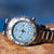 CITIZEN BN0165-55L RUGGED ELEGANCE - MEN'S DIVER WATCH WITH LIGHT BLUE DIAL & STAINLESS STEEL BAND