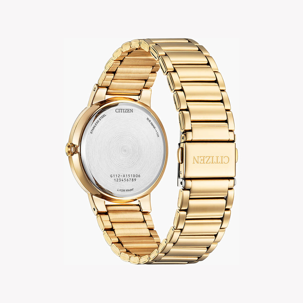 CITIZEN BI5123-52X - GOLDEN ELITE - STRIKING GREEN DIAL MENS WATCH