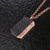 ZINK Men's Rose Gold & Black Stainless Steel Necklace | ZJPD01811