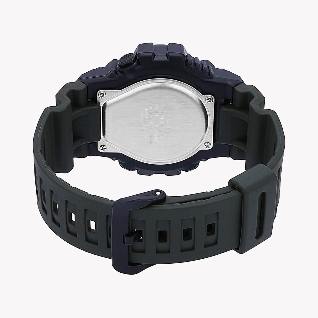 CASIO HDC-700-9AVDF SPORTY ADVENTURE - MEN'S BLACK DIGITAL TIMEPIECE with Robust Resin Design and 100m Water Resistance