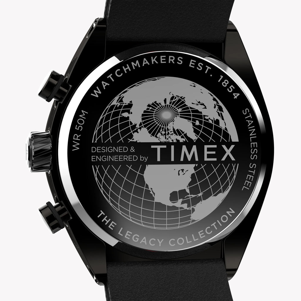 Timex Mens Legacy Tonneau Gunmetal Case Black Dial Black Fabric Strap TW2W50200 Men's Watch