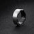 ZINK Men's Silver & Black Stainless Steel Ring | ZJRG026SP
