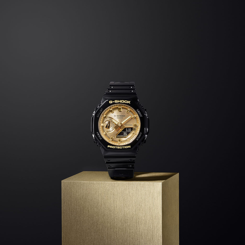 CASIO G-SHOCK GA-2100GB-1ADR OAK COMPACT - URBAN TOUGHNESS MEETS SPORTY STYLE Men's Watch