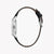 ESPRIT Women's Watch with Silver Stainless Steel Case and Black Faux Leather Band