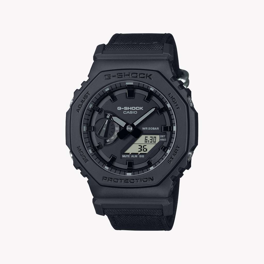 CASIO G-SHOCK GA-2100BCE-1ADR OAK - ADVENTURE-READY BLACK RESIN MEN’S WATCH