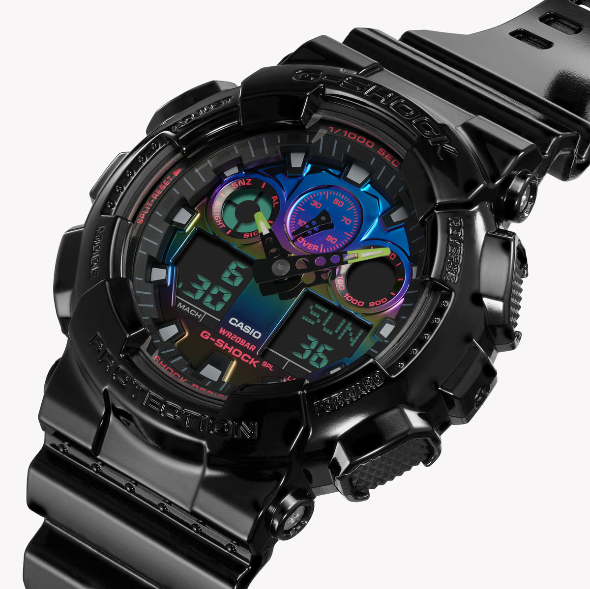 G-SHOCK GA-100RGB-1ADR Men's Watch