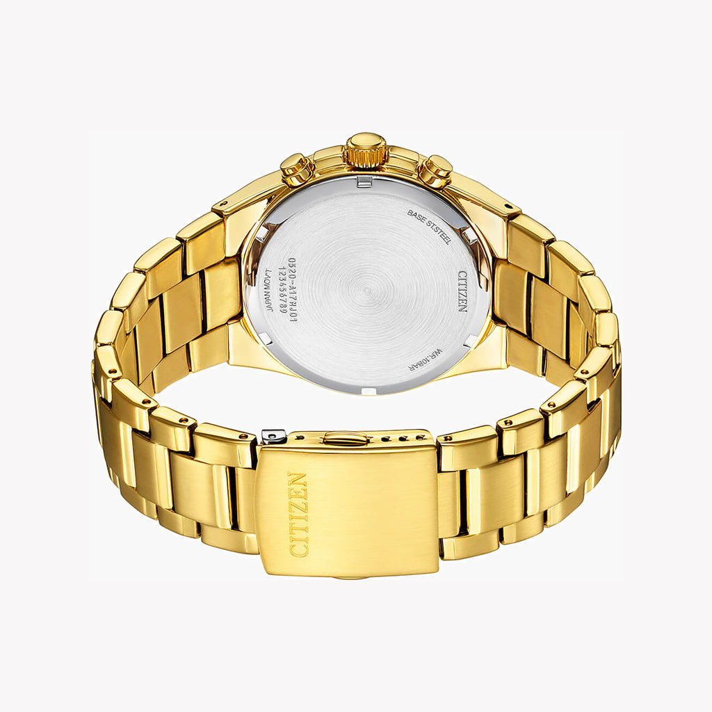 CITIZEN AN8173-51E - BOLD SOPHISTICATION IN GOLD: Men's Multifunction Chronograph Watch