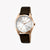 ESPRIT MEN'S CLASSIC TIMEPIECE - ELEGANT BROWN LEATHER & SILVER DIAL WATCH