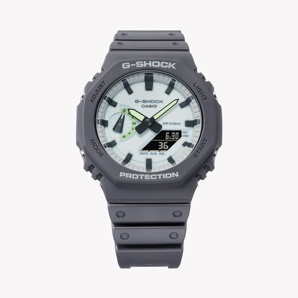 CASIO G-SHOCK GA-2100HD-8ADR OAK ADVENTURE - MEN'S GRAY RESIN TIMEPIECE