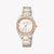 JUST CAVALLI Women's Watch with Silver & Rose Gold Stainless Steel Case and Silver & Rose Gold Stainless Steel Band