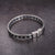 ZINK Men's Black & Silver Leather & Stainless Steel Bracelet | ZJBC0373
