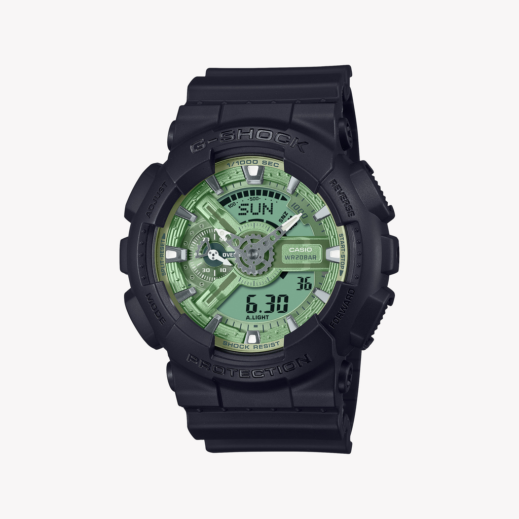 CASIO G-SHOCK GA-110CD-1A3DR - ADVENTURE-READY BLACK TIMEPIECE FOR MEN