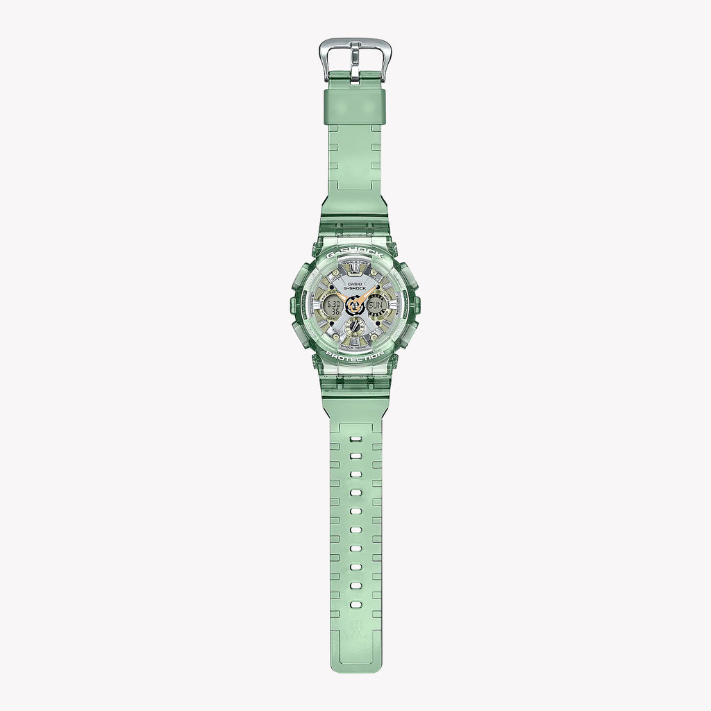 CASIO G-SHOCK GMA-S120GS-3ADR RUGGED GLAM - VIBRANT GREEN UNISEX SPORT WATCH