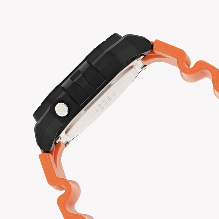 CASIO W-218H-4B2VDF ADVENTURE READY - SPORTY MEN'S WATCH WITH BLACK RESIN BAND