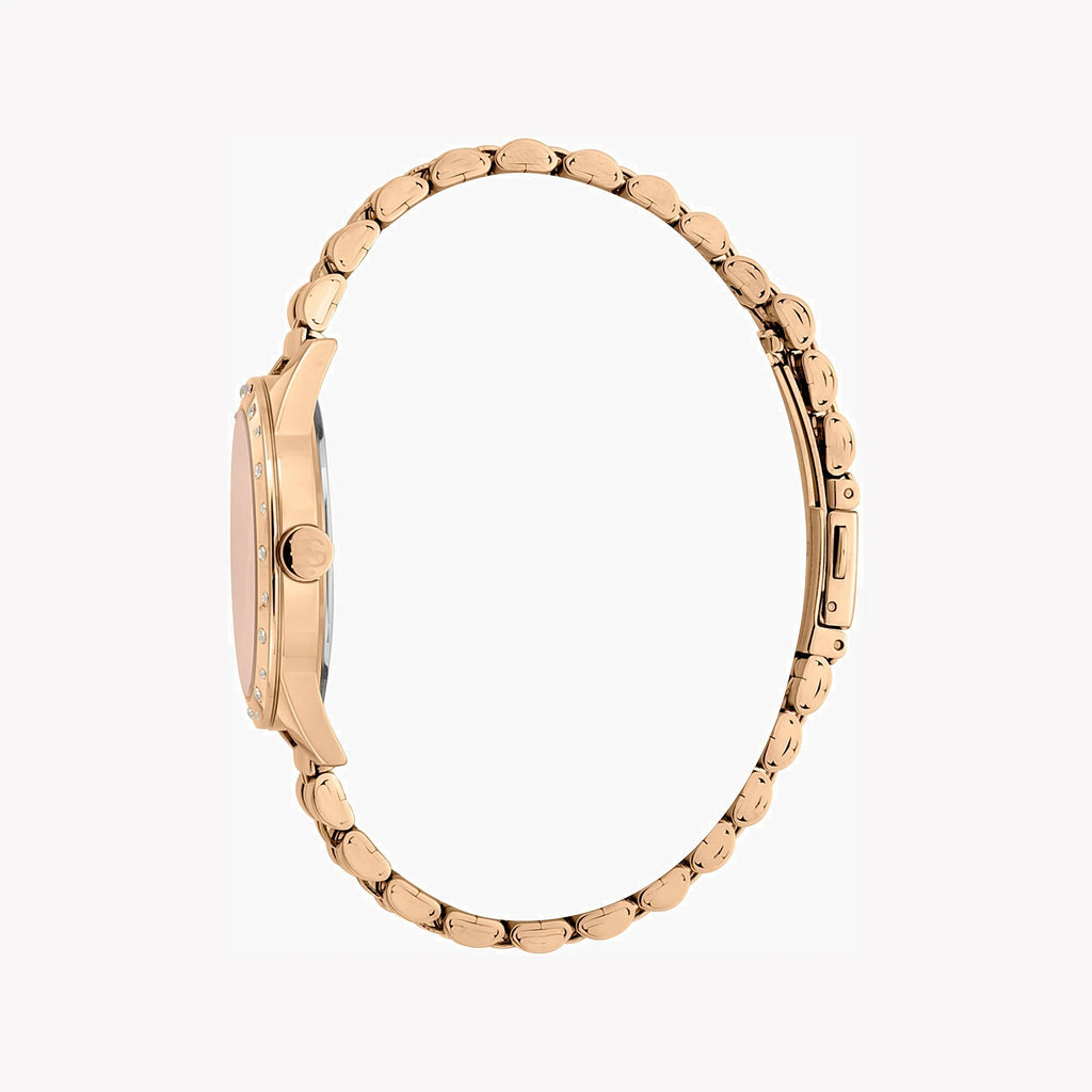 ESPRIT Women's Watch with Rose Gold Stainless Steel Case and Rose Gold Stainless Steel Band