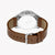 ESPRIT MEN'S TIMEPIECE - ELEGANT BLUE DIAL WITH BROWN LEATHER STRAP AND STAINLESS STEEL CASE