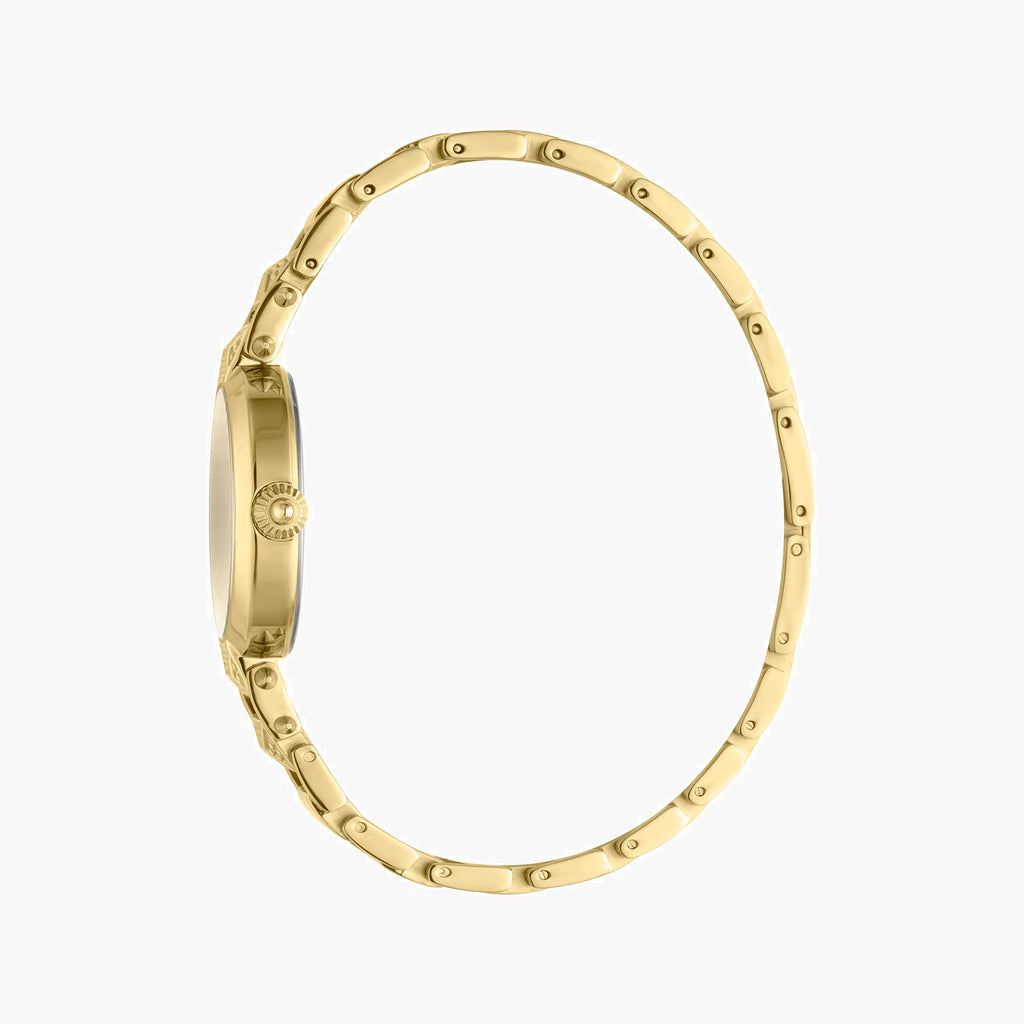 JUST CAVALLI Women's Watch with Gold Stainless Steel Case and Gold Stainless Steel Band