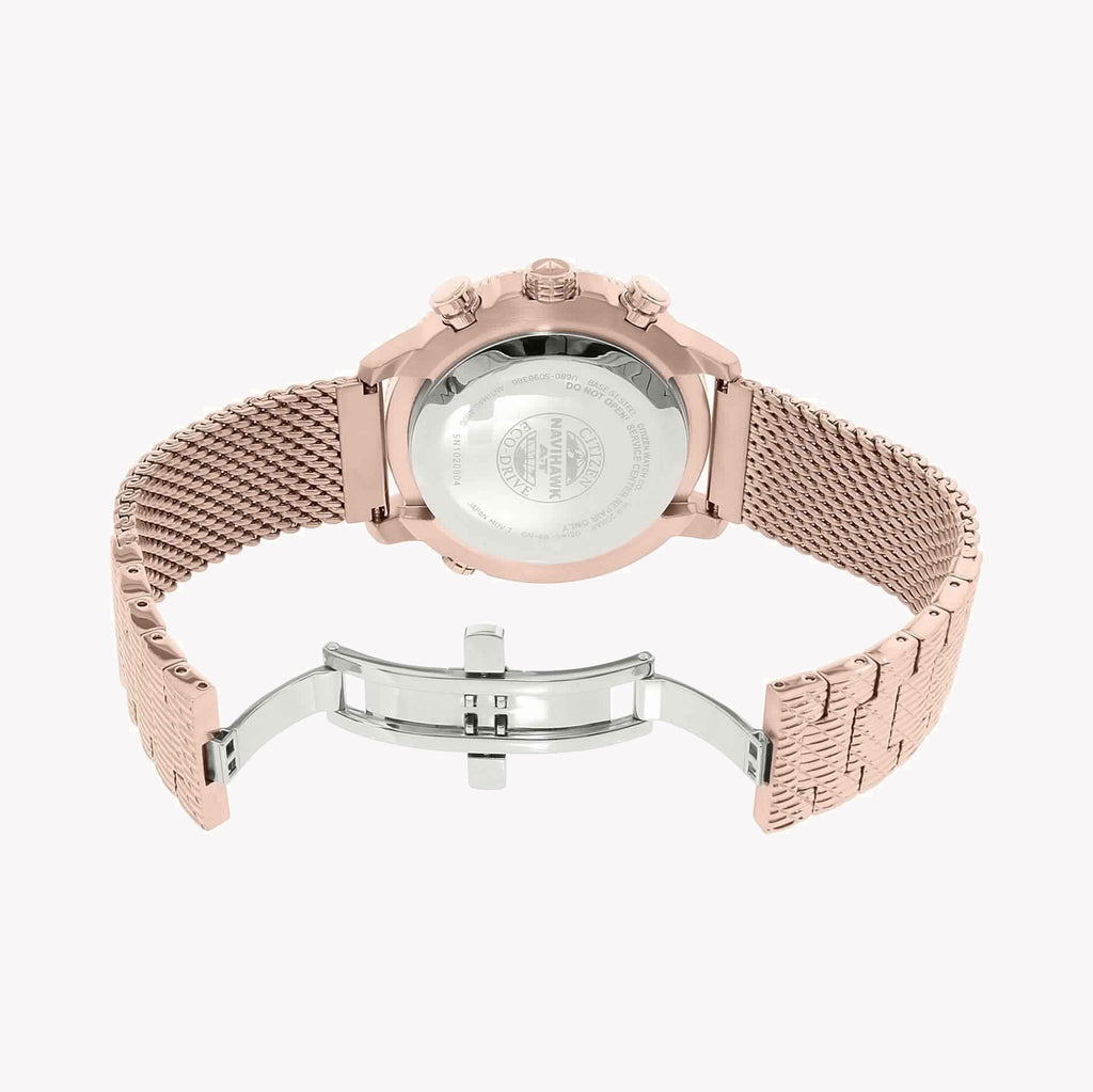 CITIZEN JY8033-51E ATOMIC ROSE GOLD DIAL - POWERFUL ECO-DRIVE MEN'S WATCH