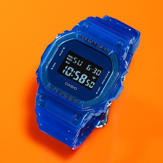 CASIO G-SHOCK DW-5600SB-2DR - BOLD BLUE ADVENTURE SERIES Men's Watch with sporty design and 200m water resistance