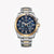CITIZEN AN8206-53L - MODERN MASTERPIECE: STYLISH MEN'S CHRONOGRAPH with BLUE DIAL & STAINLESS STEEL BAND