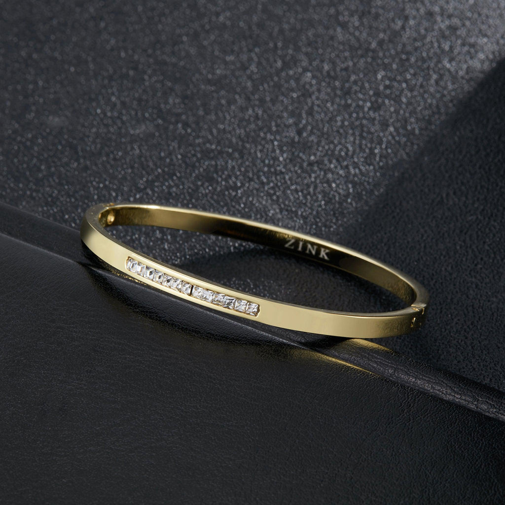 ZINK Women's Gold Stainless Steel Bracelet | ZFBR002GS