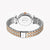 JUST CAVALLI Women's Watch with Silver & Rose Gold Stainless Steel Case and Silver & Rose Gold Stainless Steel Band
