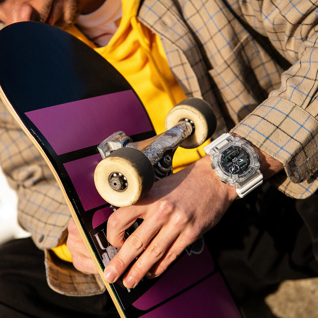 CASIO G-SHOCK GA-900SKL-7ADR - ADVENTUROUS STYLE UNLEASHED Men's Watch with White Resin Band and Digital Dial