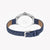 ESPRIT Women's Watch with Silver Stainless Steel Case and Blue Leather Band