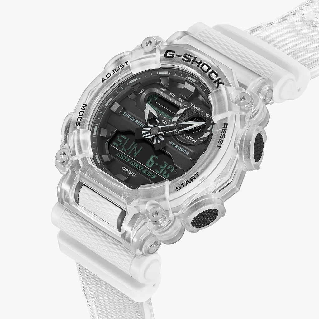 CASIO G-SHOCK GA-900SKL-7ADR - ADVENTUROUS STYLE UNLEASHED Men's Watch with White Resin Band and Digital Dial