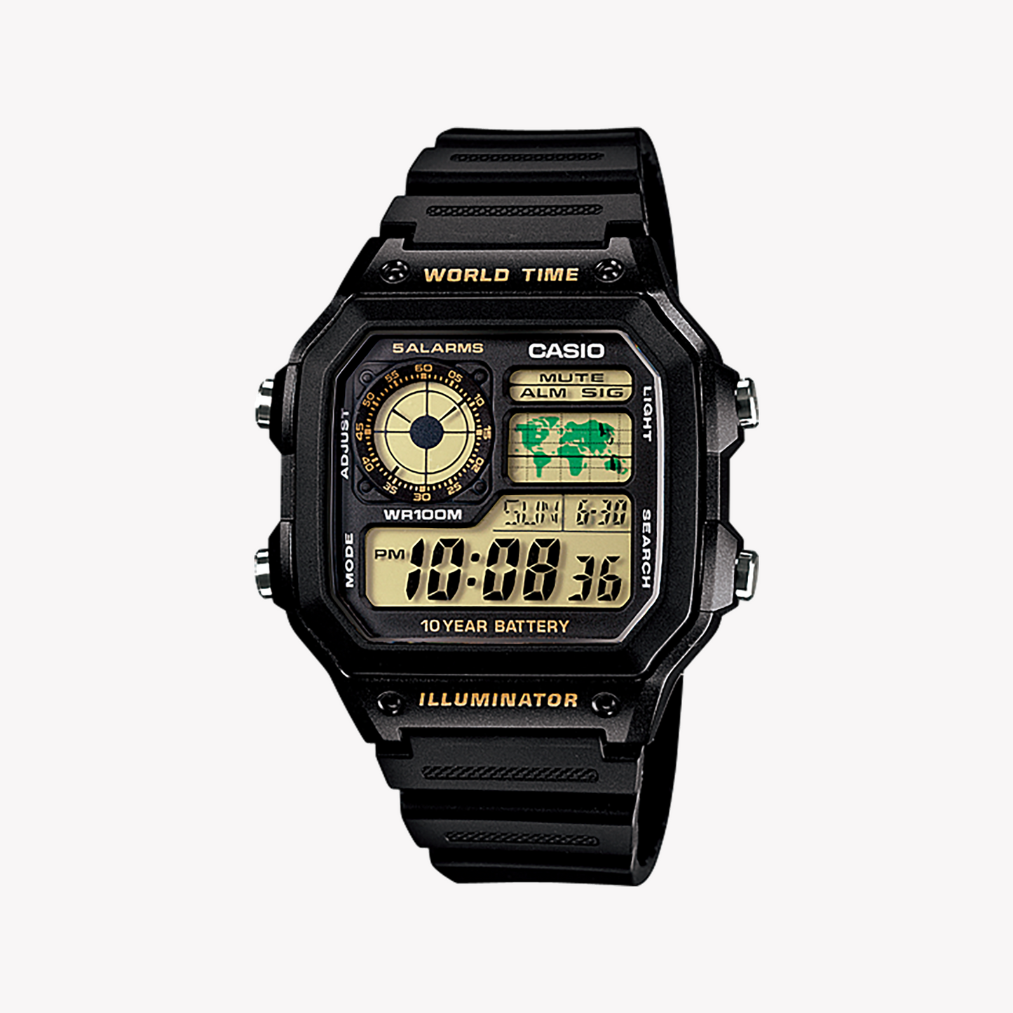 CASIO AE-1200WH-1BVDF Men's Watch