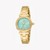 JUST CAVALLI JC1L332M0065 BOLD TURQUOISE - GLEAMING GOLD WOMEN'S WATCH